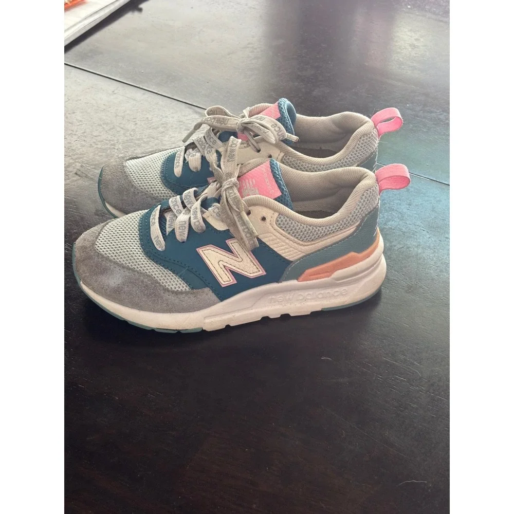 New Balance 997H Kids Blue Pink Grey Sneakers PR997HEG Size 12 Kids